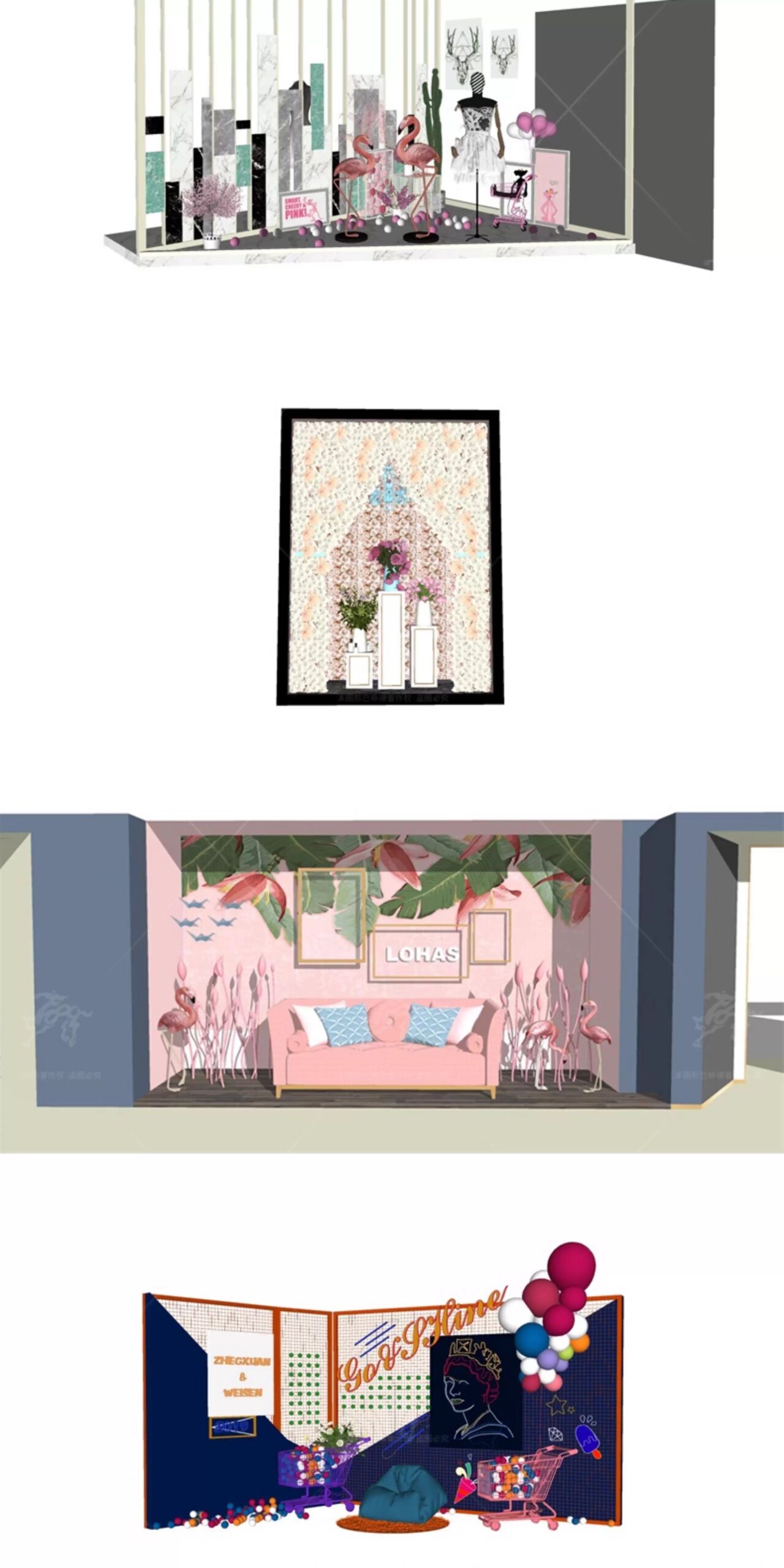 su id67 modern balloon decorations