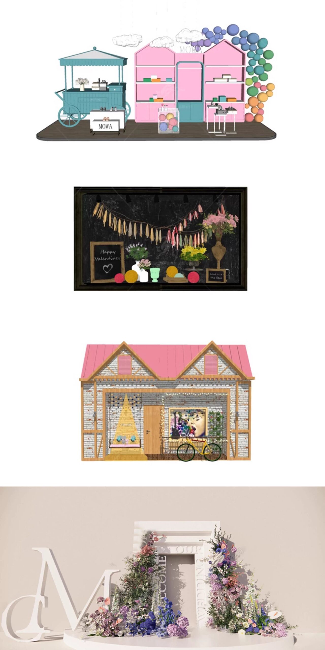 su id67 modern balloon decorations