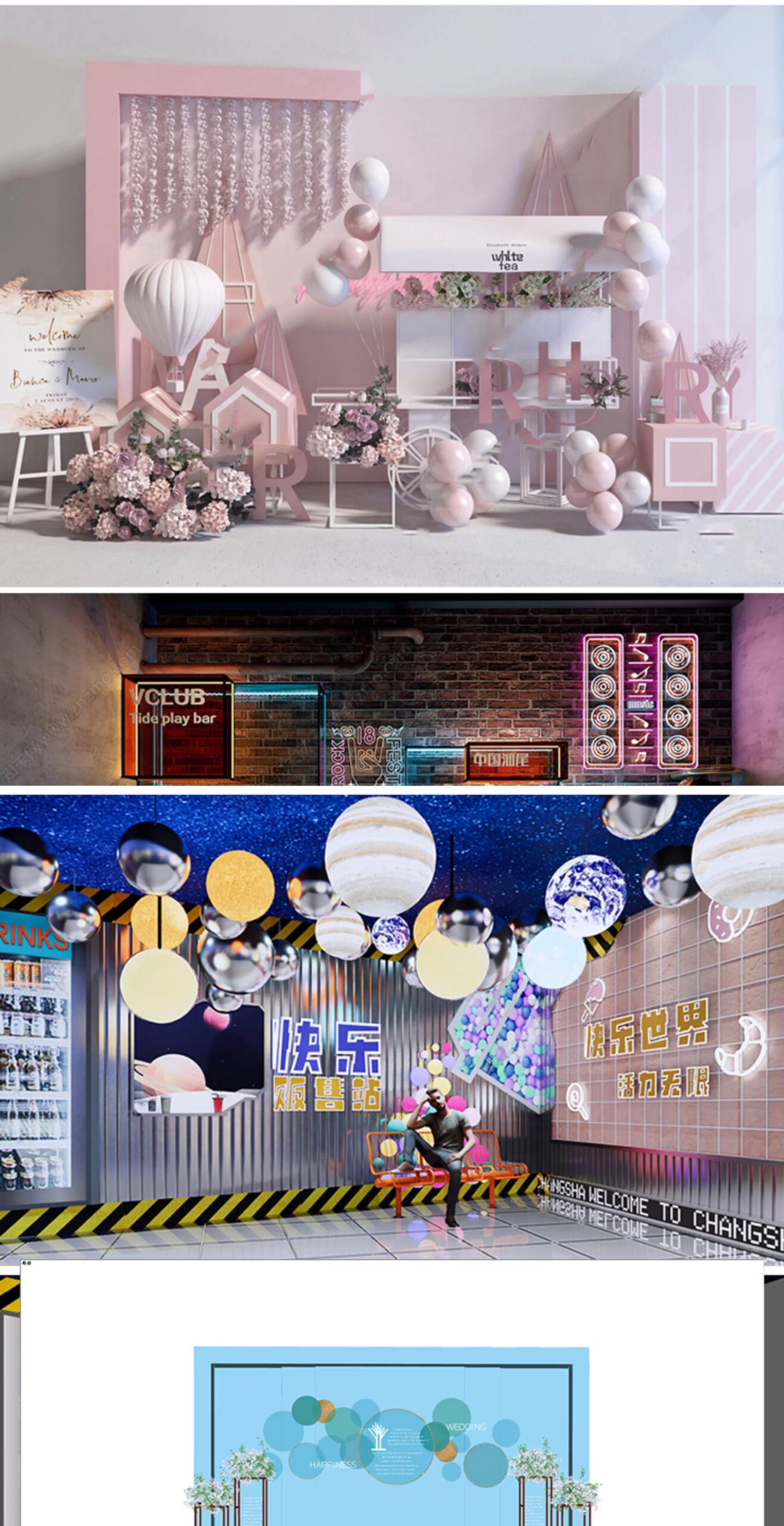 su id67 modern balloon decorations