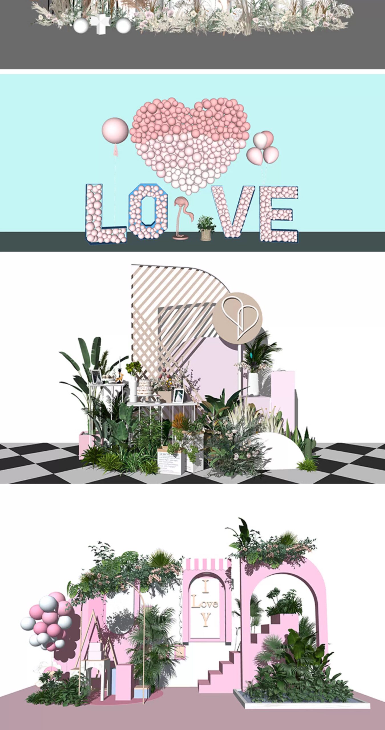 su id67 modern balloon decorations