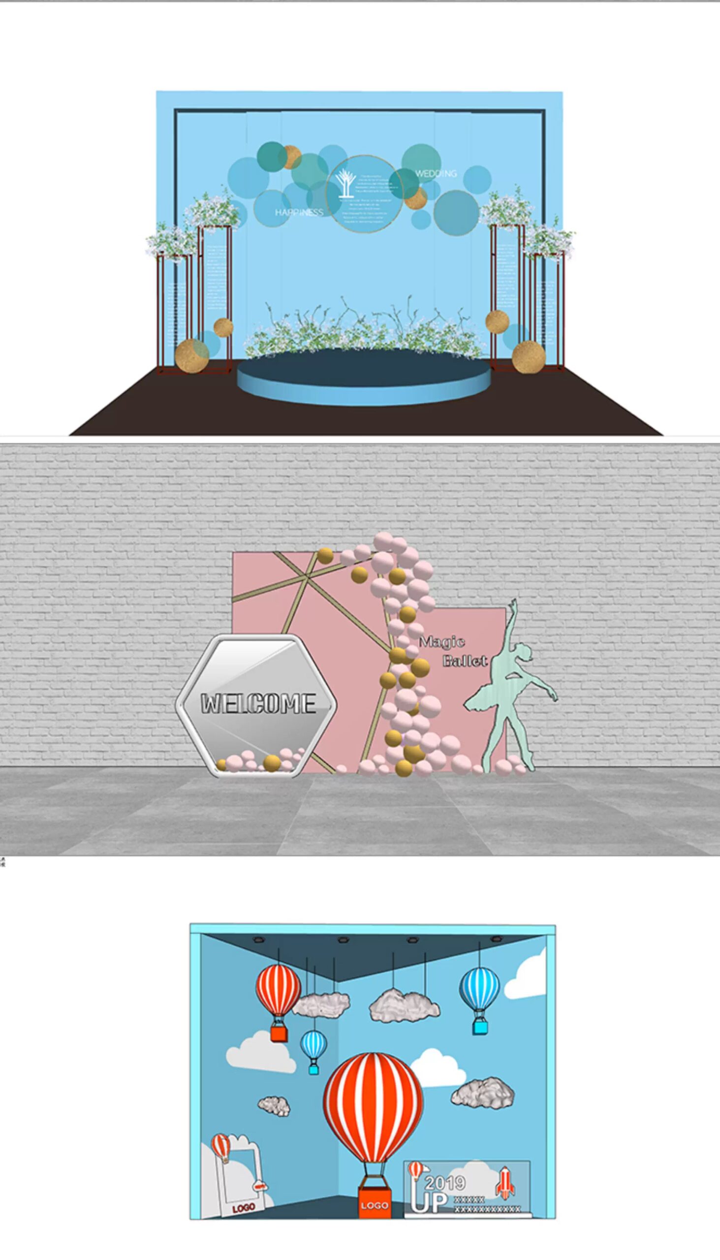 su id67 modern balloon decorations