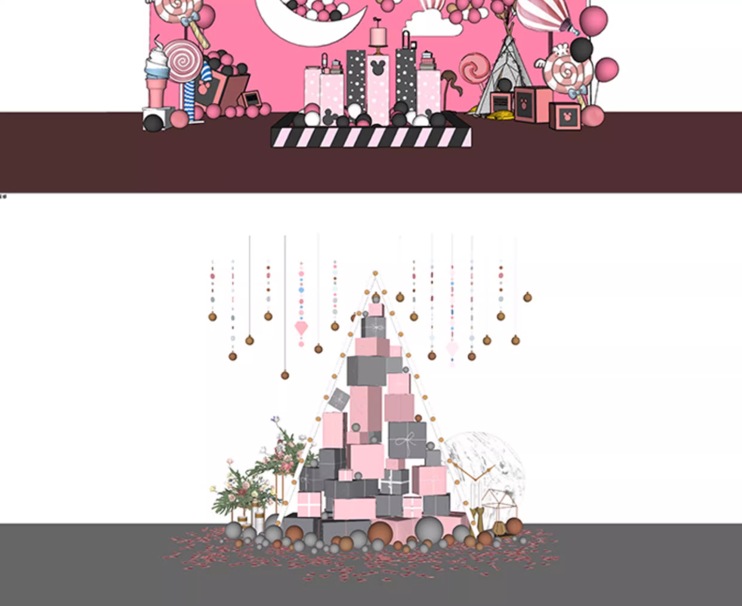 su id67 modern balloon decorations