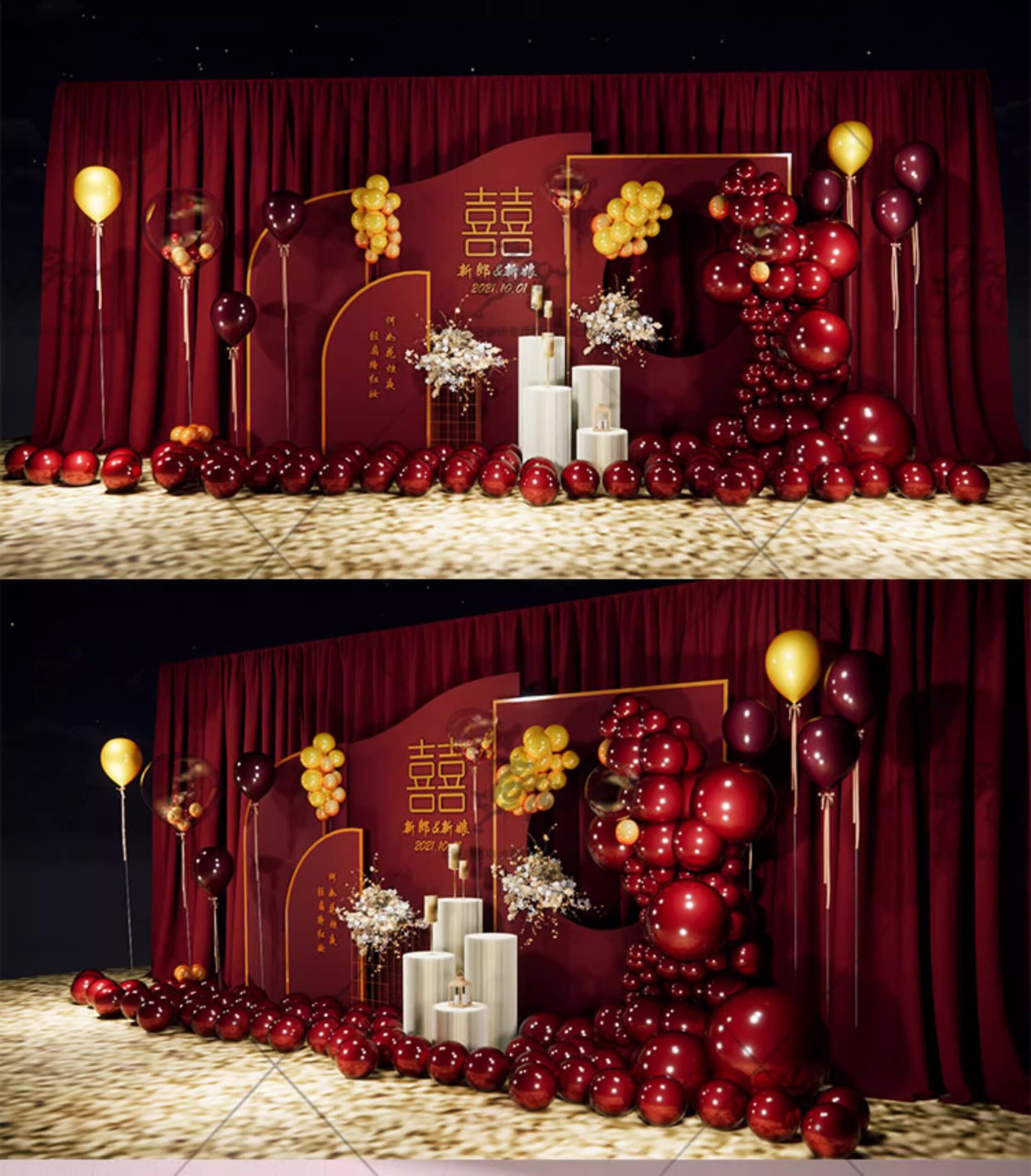 su id67 modern balloon decorations