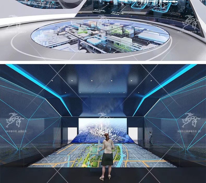 su id76 science and technology exhibition hall sand table