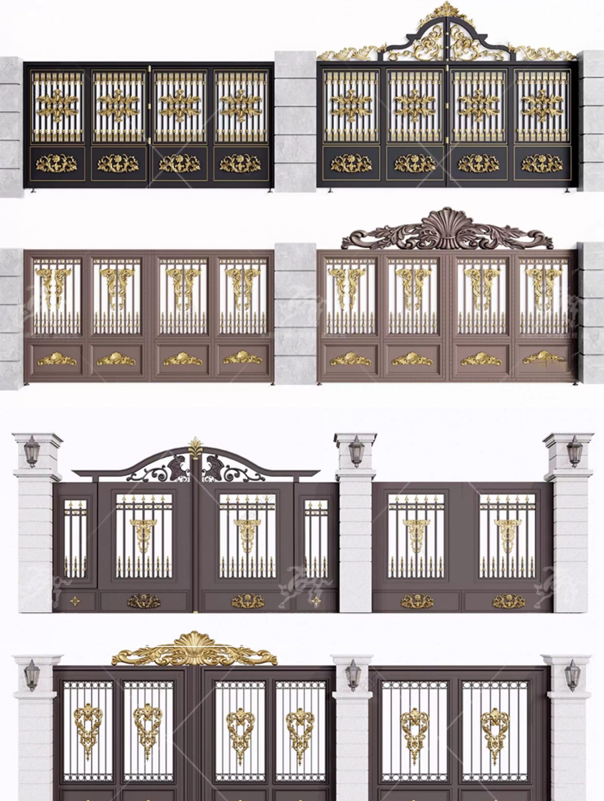 su ad55 european style entrance gate