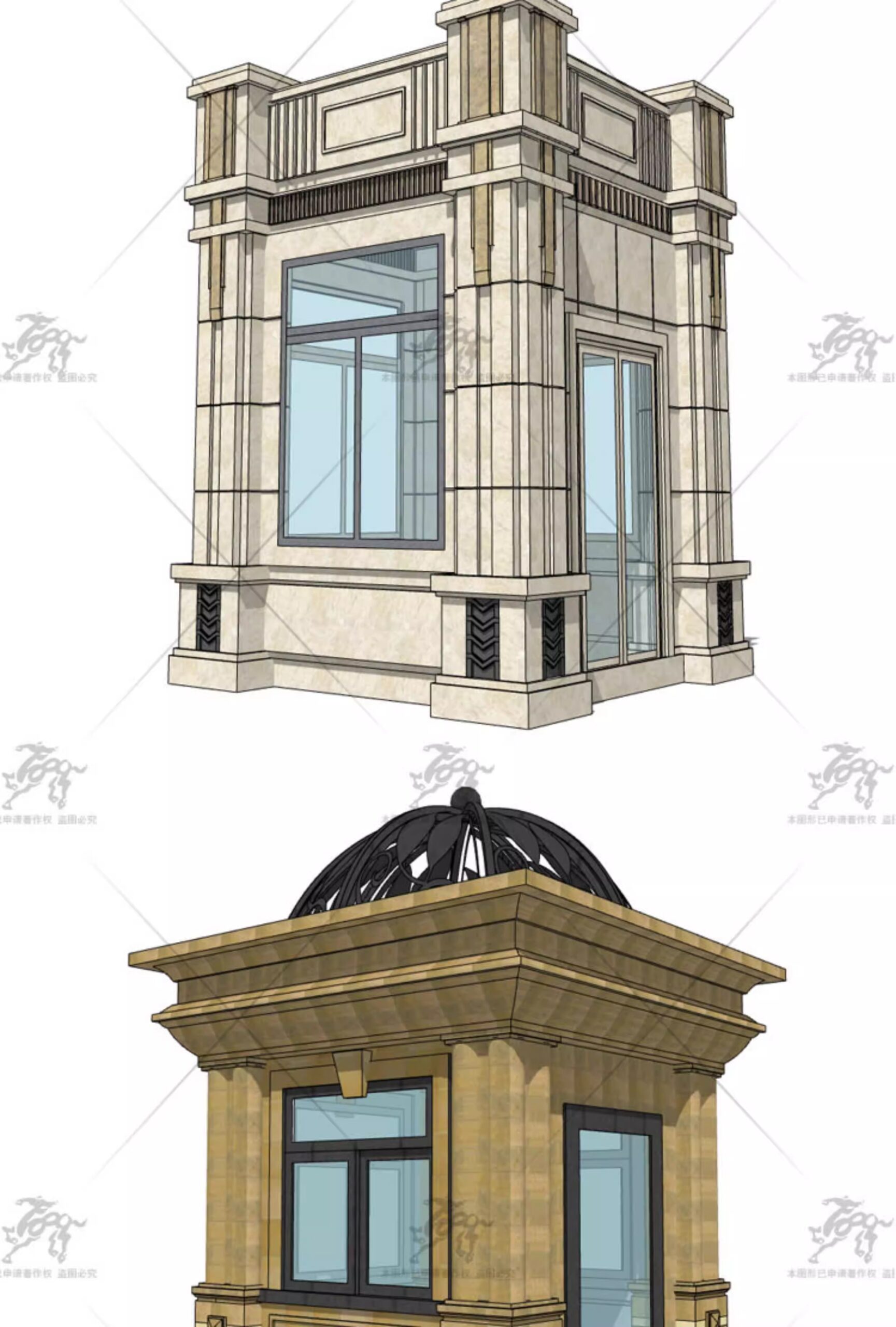 su ad55 european style entrance gate