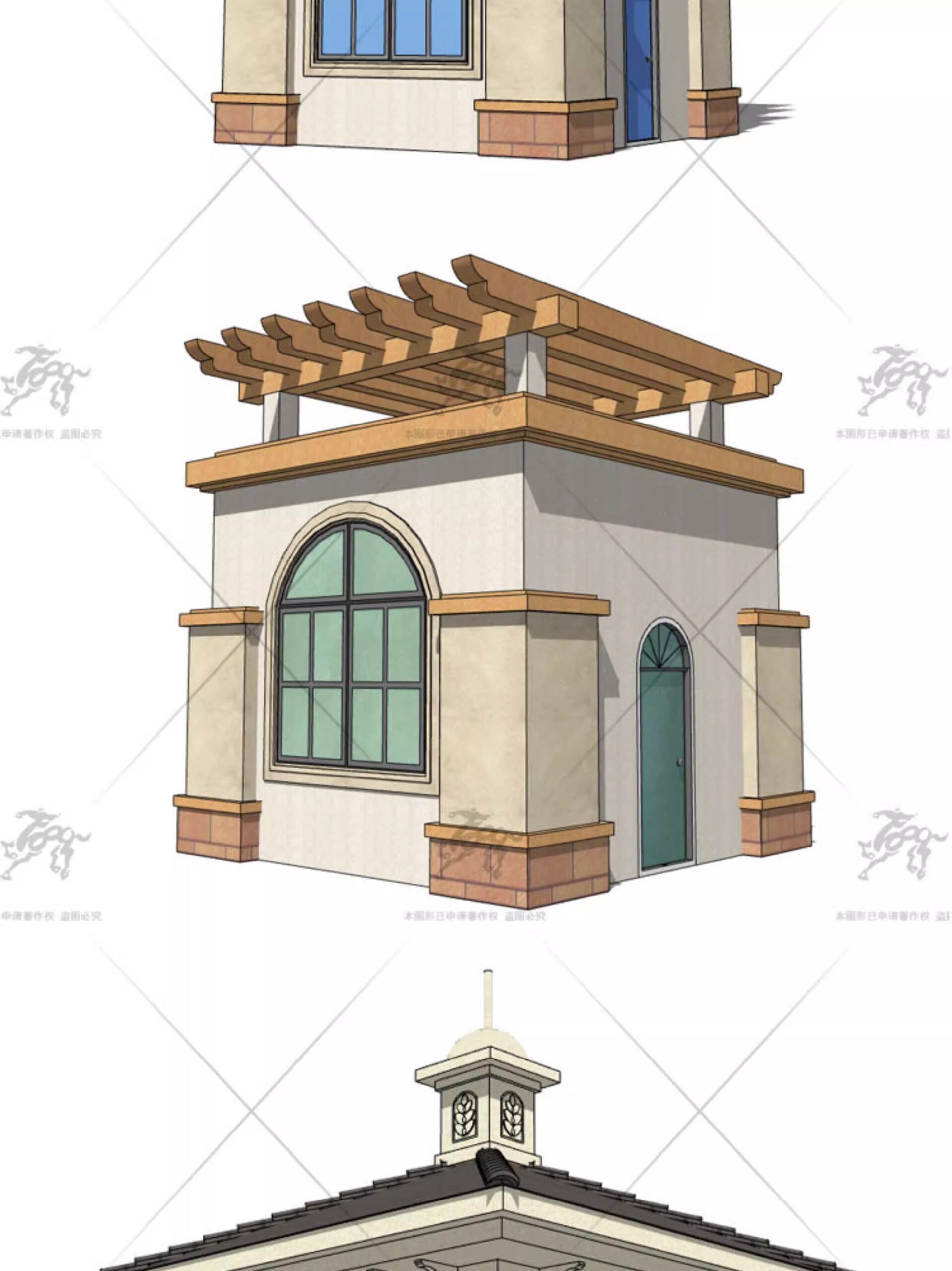 su ad55 european style entrance gate