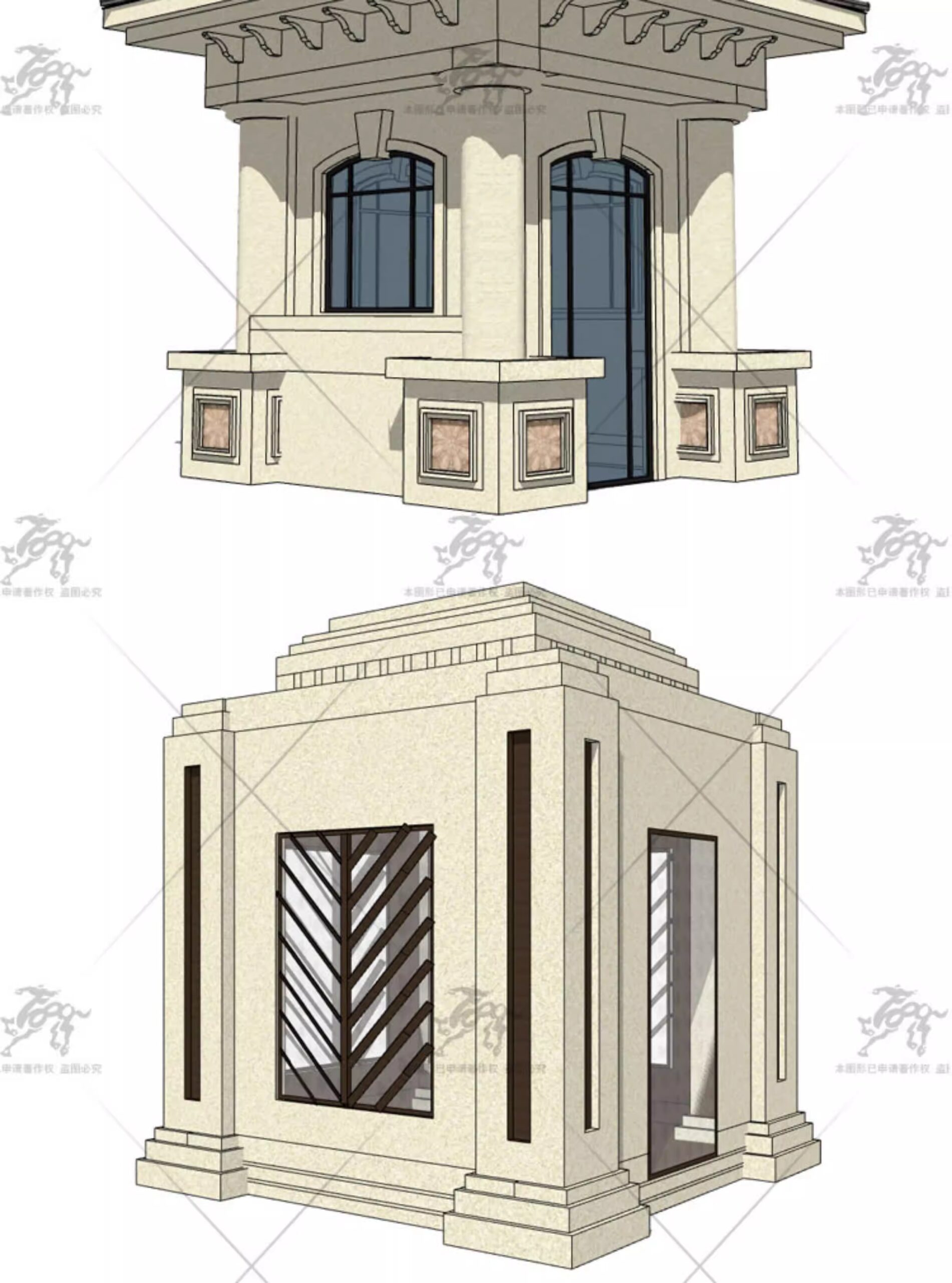 su ad55 european style entrance gate