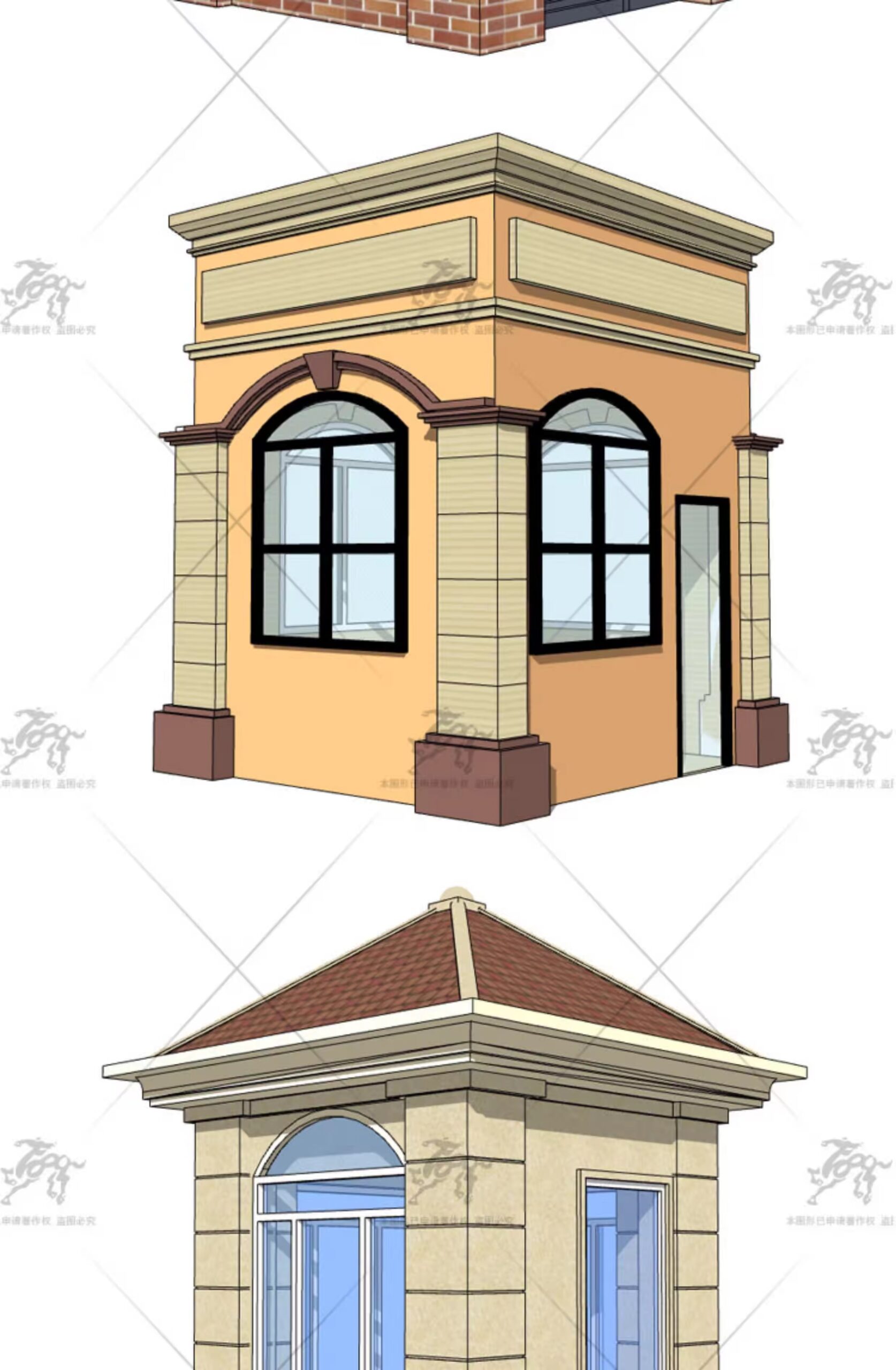 su ad55 european style entrance gate