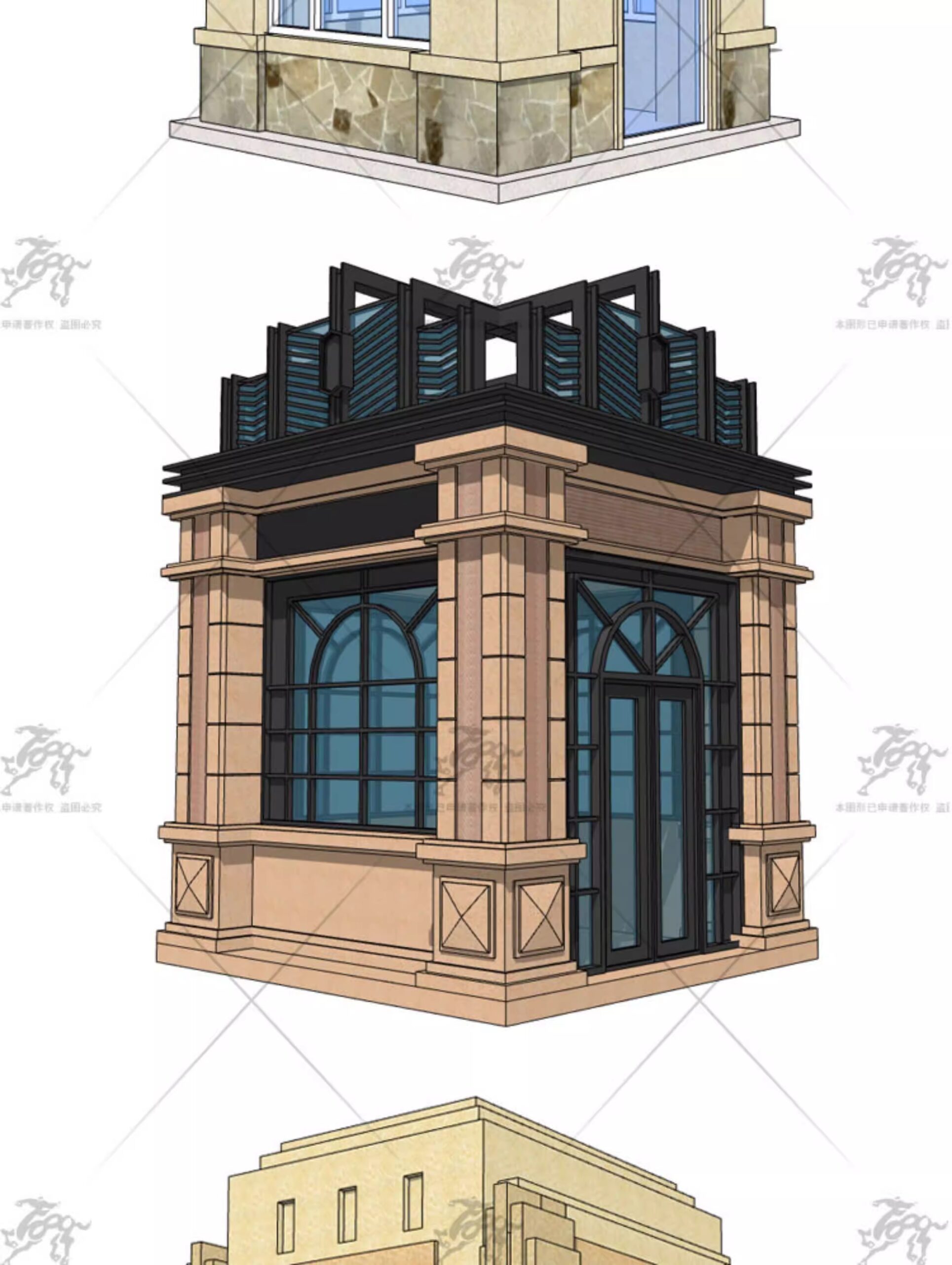 su ad55 european style entrance gate