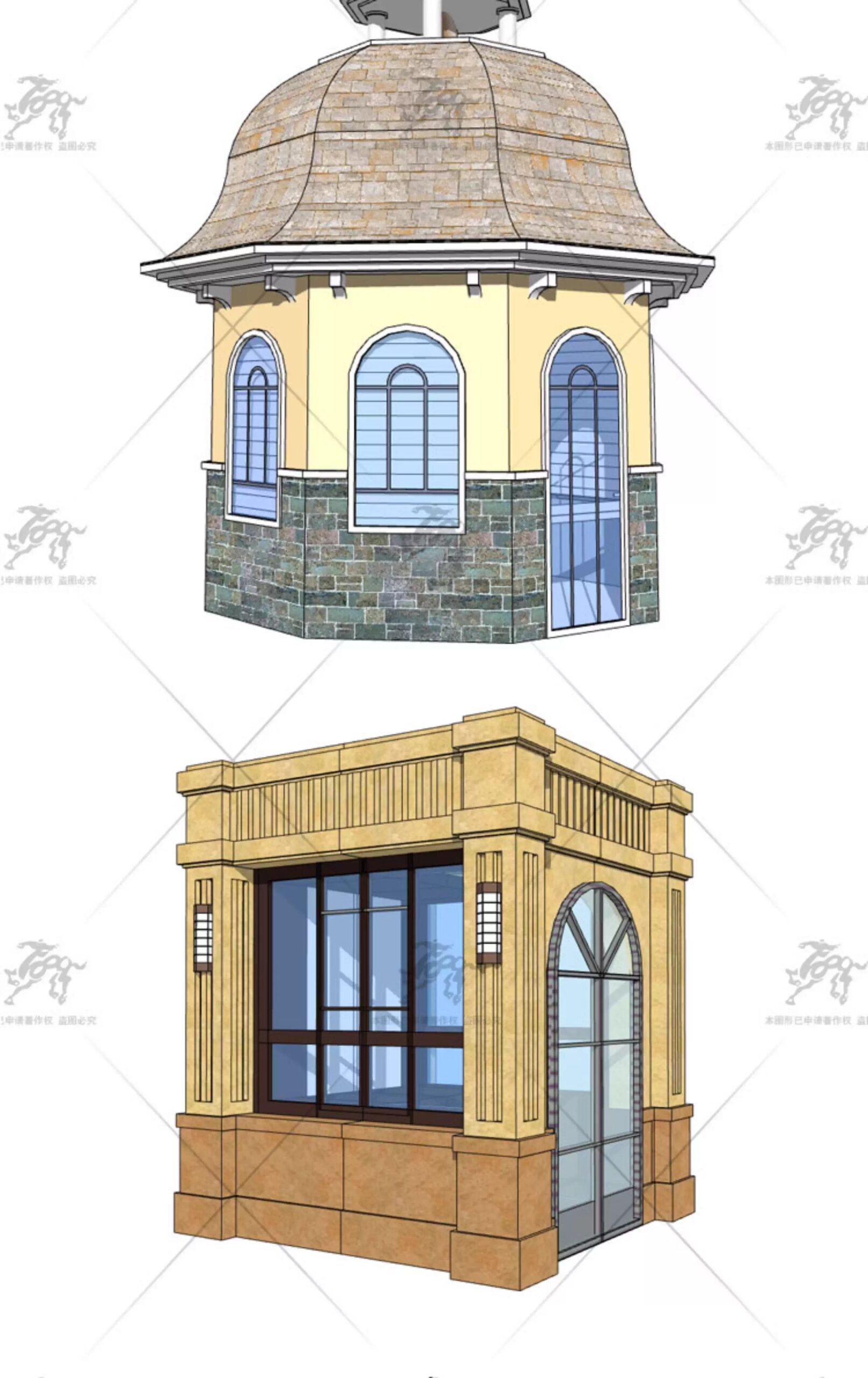 su ad55 european style entrance gate