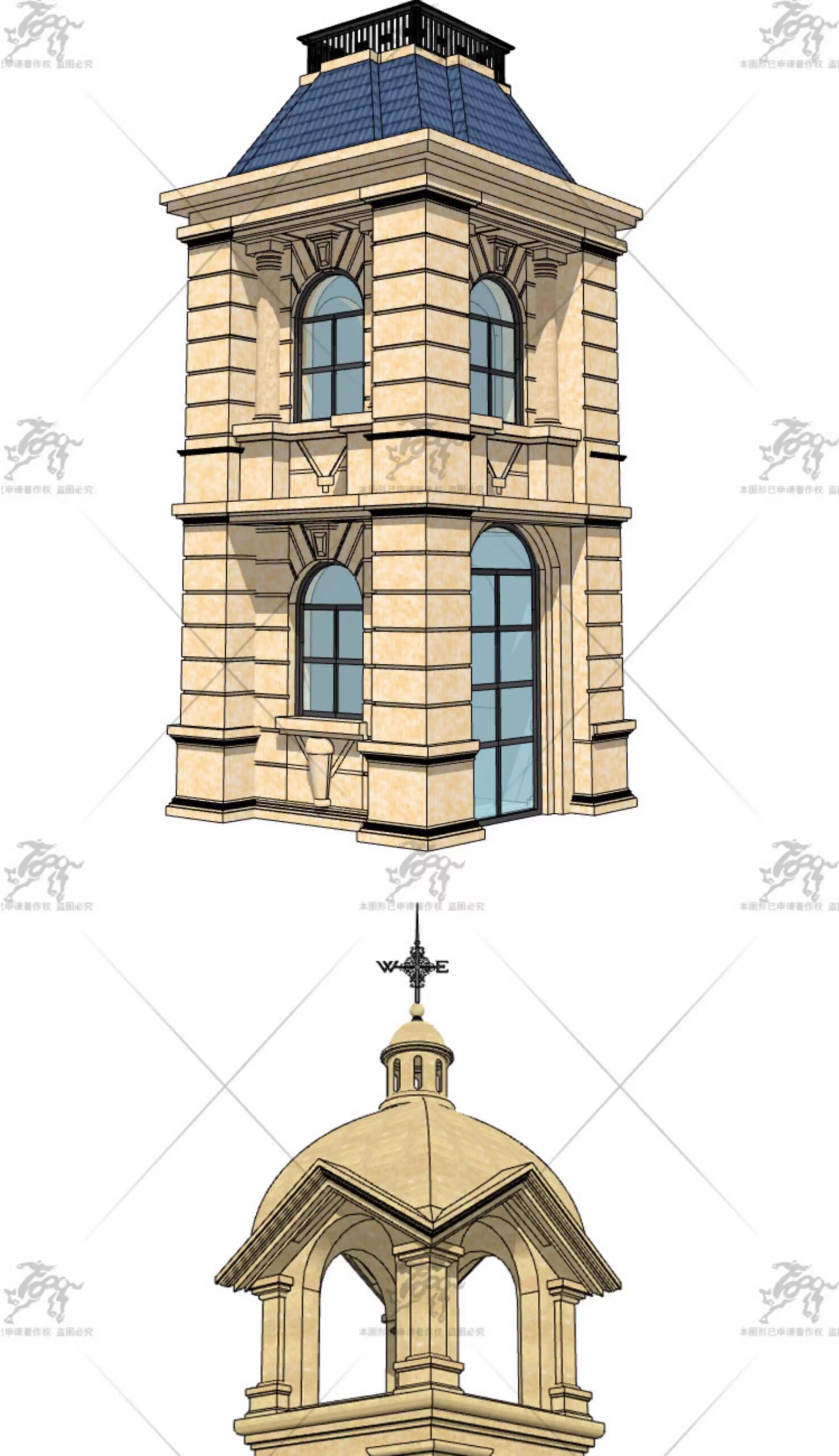 su ad55 european style entrance gate