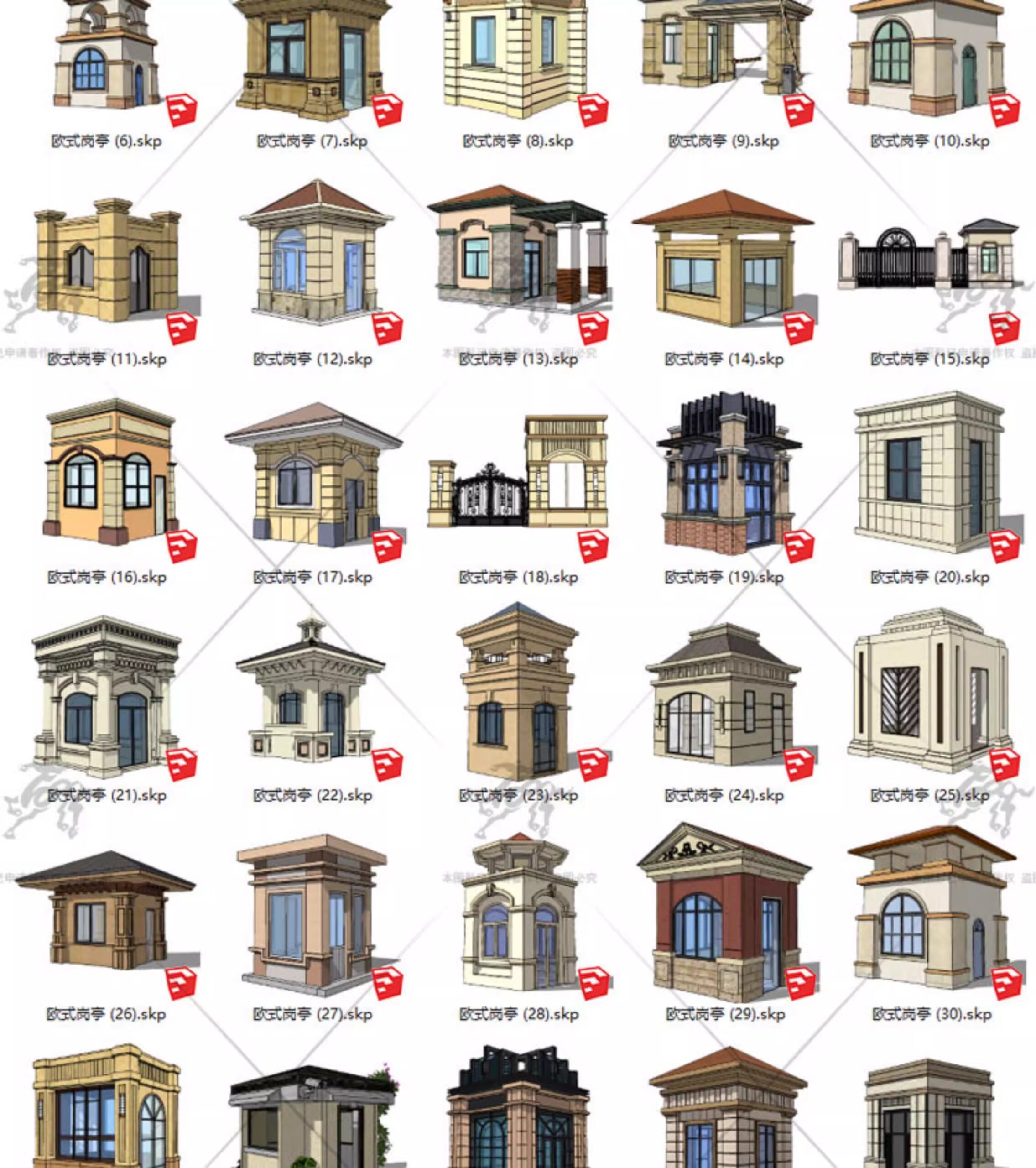 su ad55 european style entrance gate