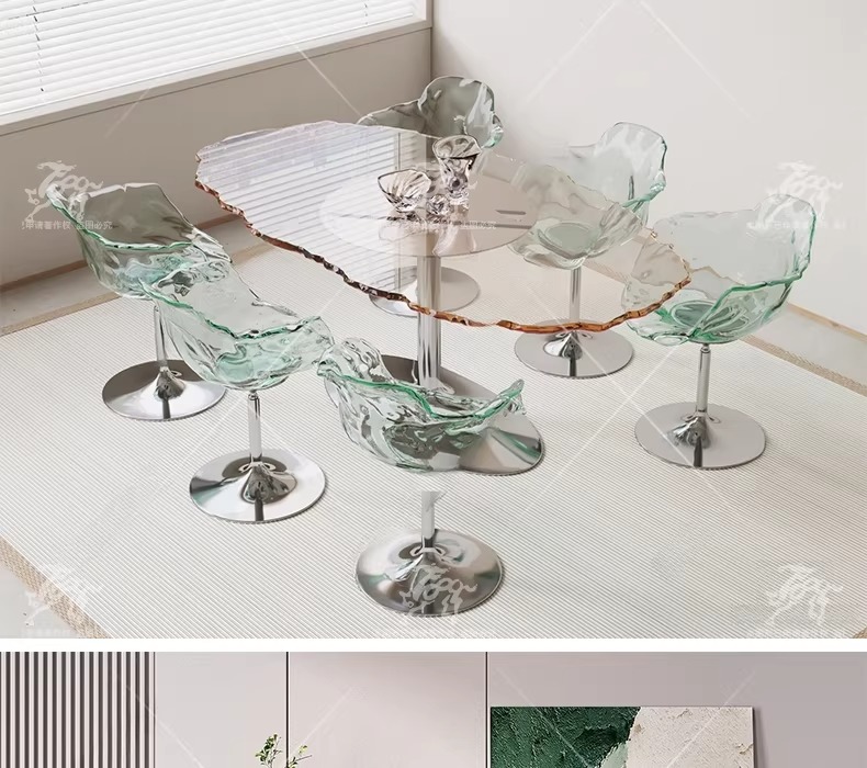 su id103 acrylic lounge chair