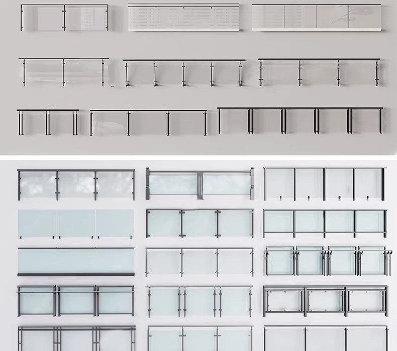 su ad56 glass railings