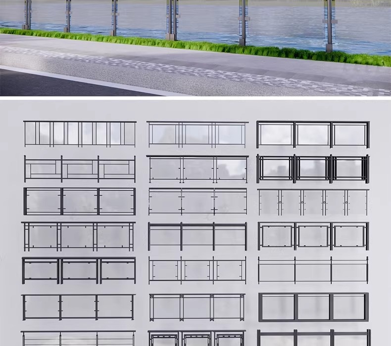 su ad56 glass railings