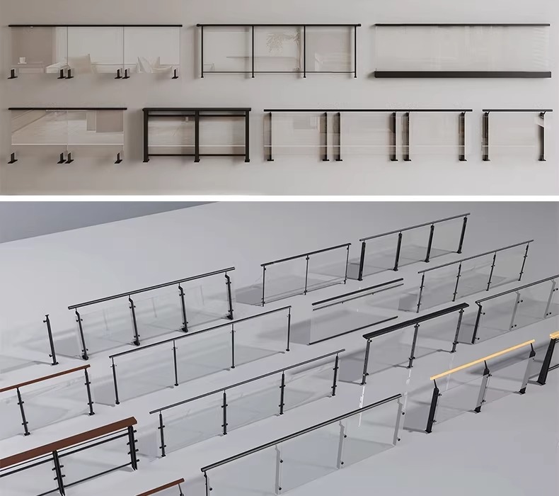 su ad56 glass railings