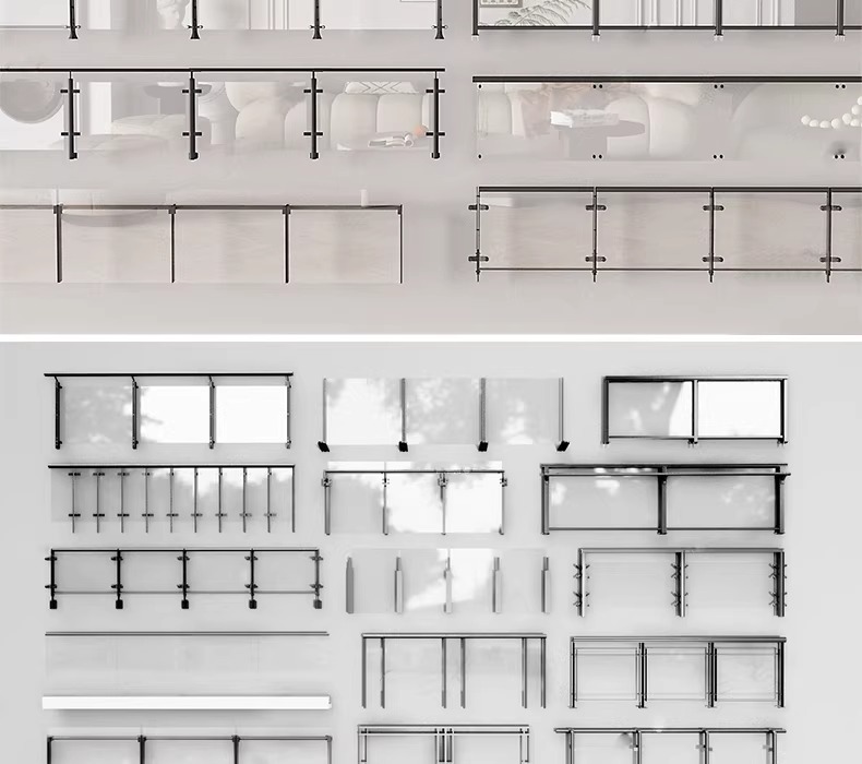 su ad56 glass railings