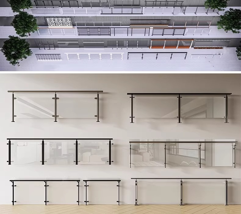 su ad56 glass railings