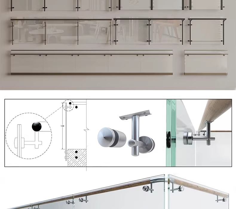 su ad56 glass railings