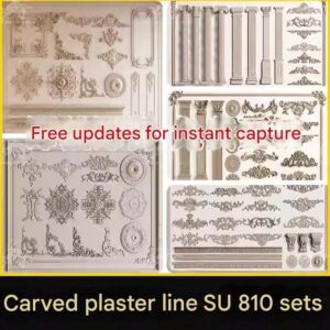 su ad03 carved plaster line