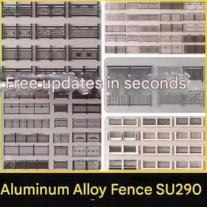 su ad04 aluminum alloy fence