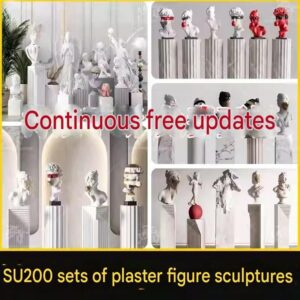 su id03 plaster figure sculpture