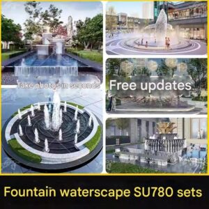su ls17 fountain waterscape