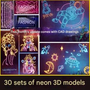 max id04 neon led decorative