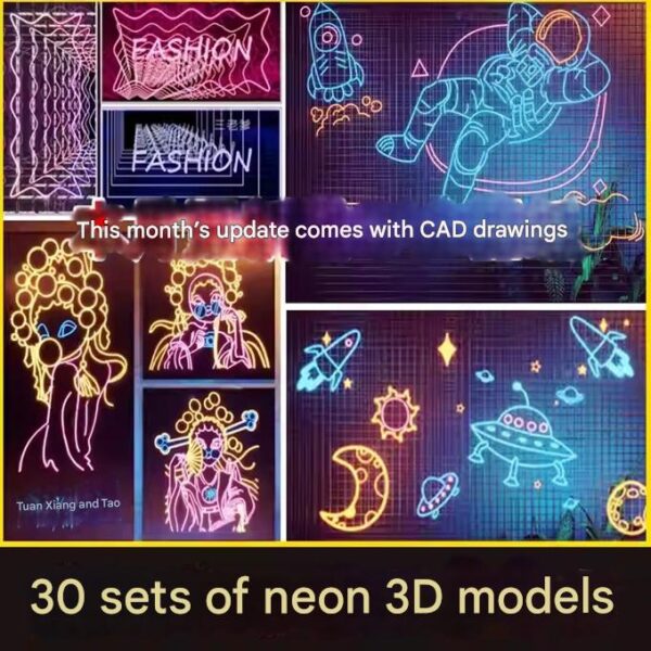 max id04 neon led decorative