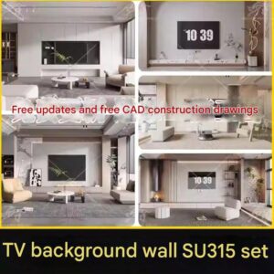 su id32 tv background wall