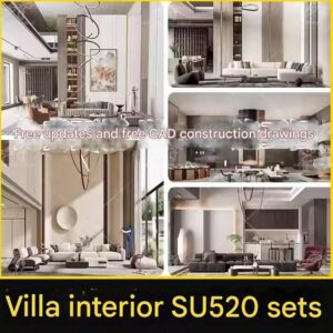 su id33 villa duplex livingroom