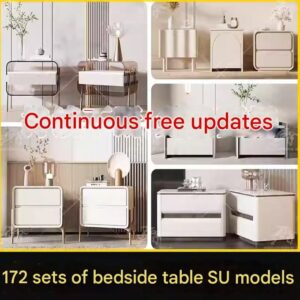 su id40 bedside table chest of drawers