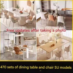 su id43 dining table and chair