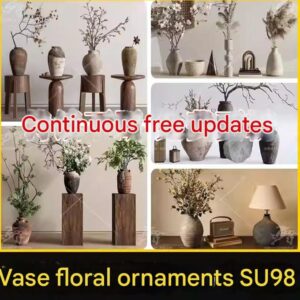 su id49 vase floral ornaments