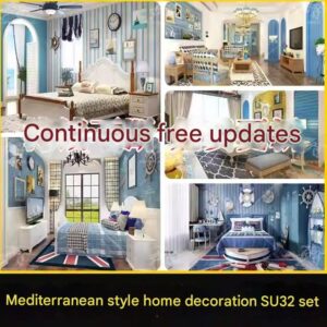 su id59 mediterranean style home decoration