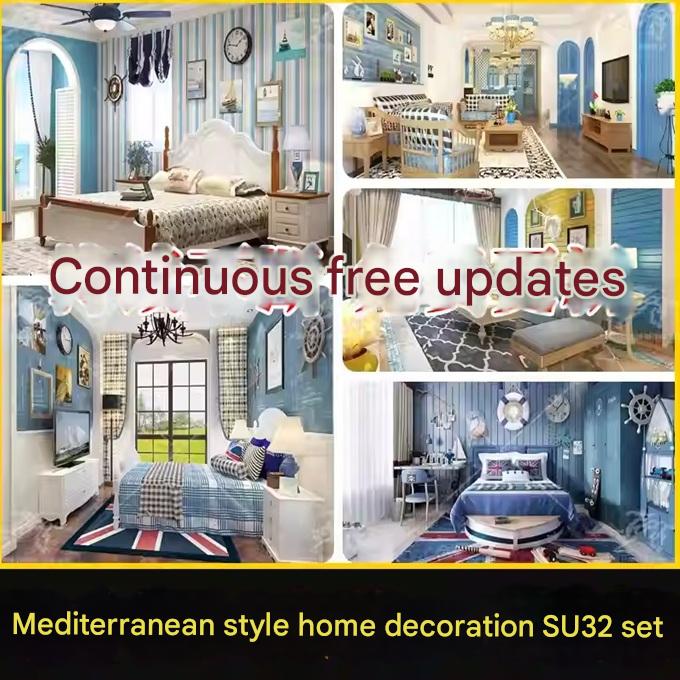 su id59 mediterranean style home decoration