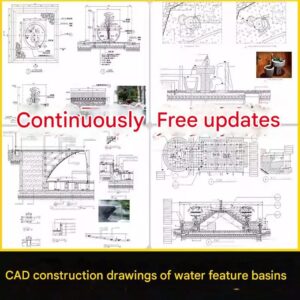 cad ls01 water feature basins