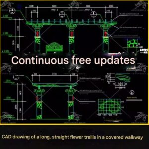 cad ls06 anticorrosive wood flower stand gallery