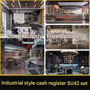 su id63 industrial style cash register