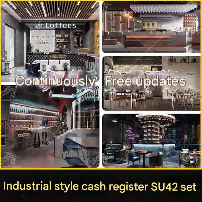 su id63 industrial style cash register