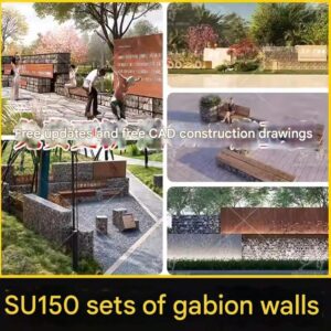 su ls58 gabion landscape wall