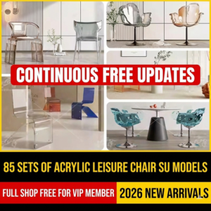 su id103 acrylic lounge chair