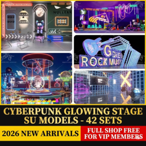 su id93 cyber ​​illuminated visual merchandising